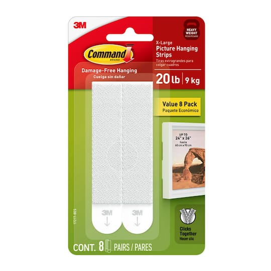 3M Command&#x2122; X-Large Picture Hanging Strips